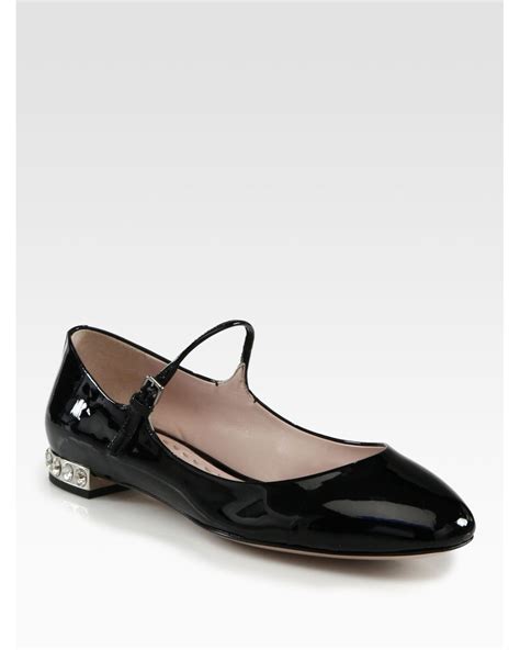 mary janes miu miu|Women's Miu Miu Mary Jane Flats .